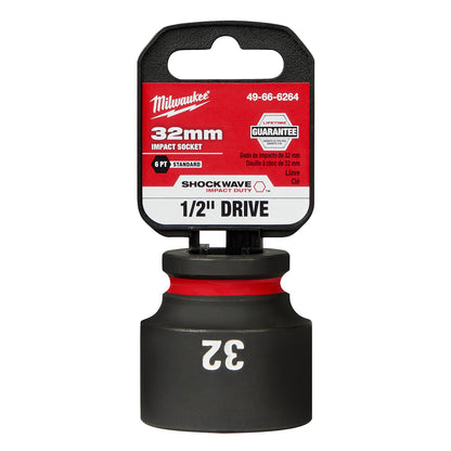SHOCKWAVE Impact Duty 1/2" Drive 32MM Standard 6 Point Socket