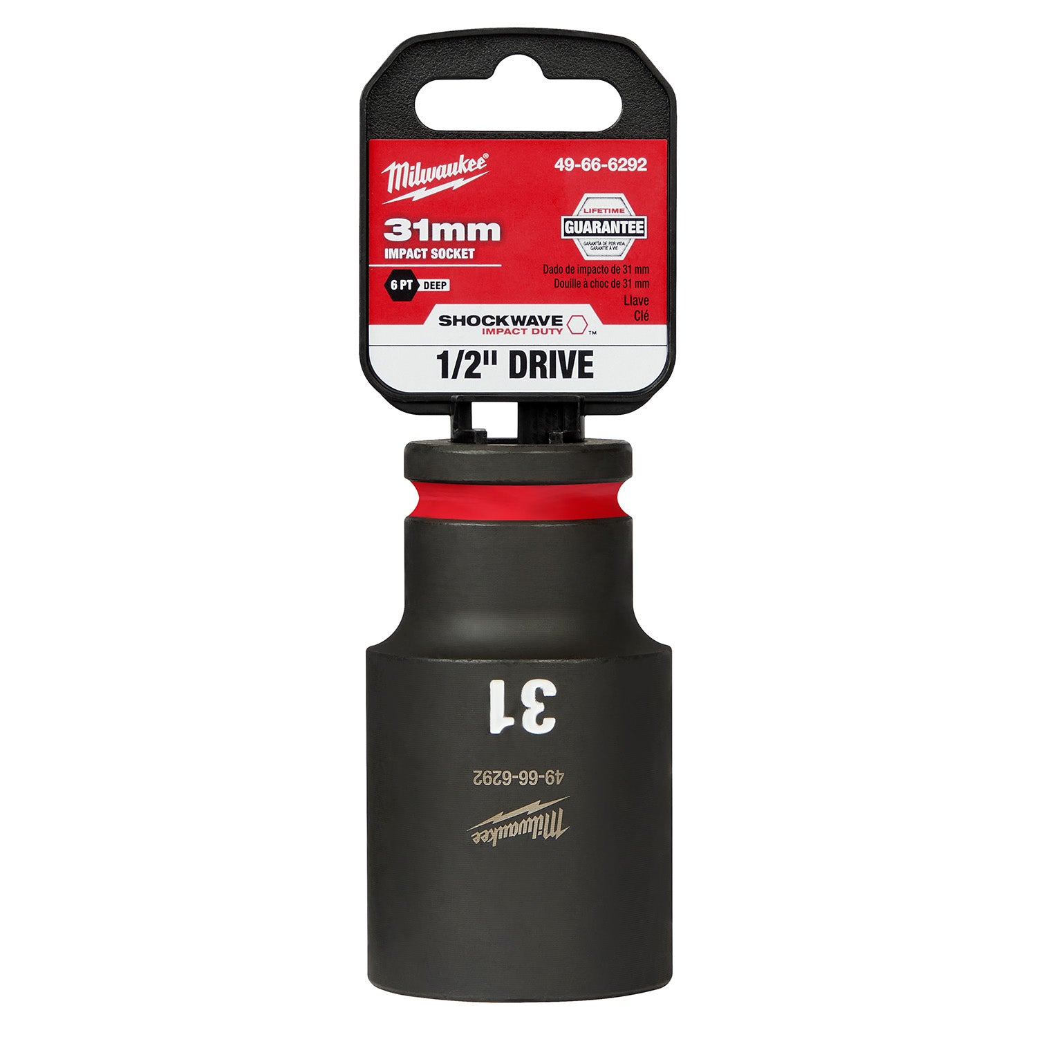 SHOCKWAVE Impact Duty 1/2" Drive 31MM Deep 6 Point Socket