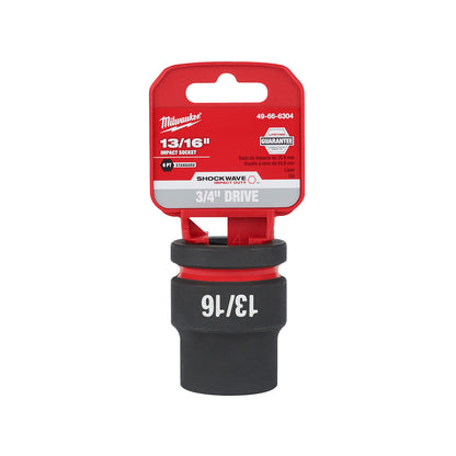 SHOCKWAVE Impact Duty 3/4" Drive 13/16" Standard 6 Point Socket