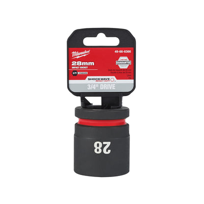 SHOCKWAVE Impact Duty 3/4" Drive 28MM Standard 6 Point Socket