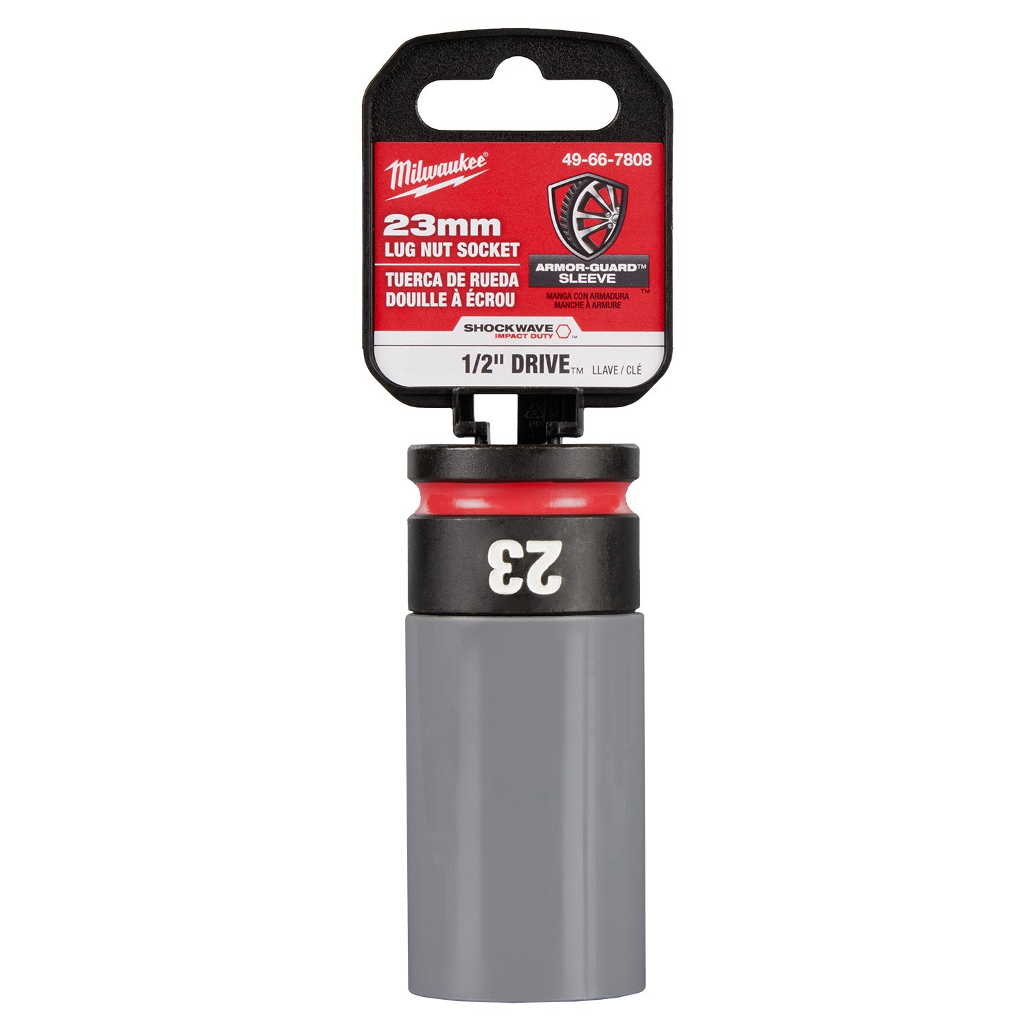 SHOCKWAVE Impact Duty 1/2 Drive 23MM Metric Lug Nut Wheel Socket