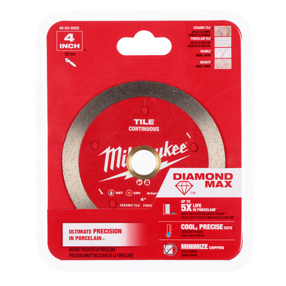 4" DIAMOND MAX Continuous, Tile Diamond Blade