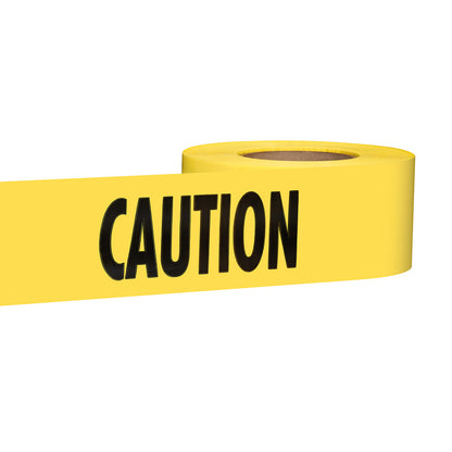 1000 ft. Premium Yellow Barricade Tape - Caution