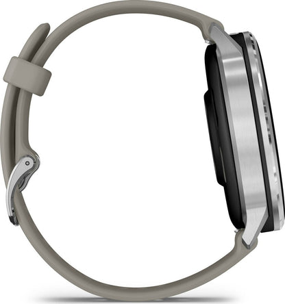 Garmin Venu 4  Advanced Health and Fitness GPS Smartwatch 45mm - Silver with Silver Gray Silicone Band