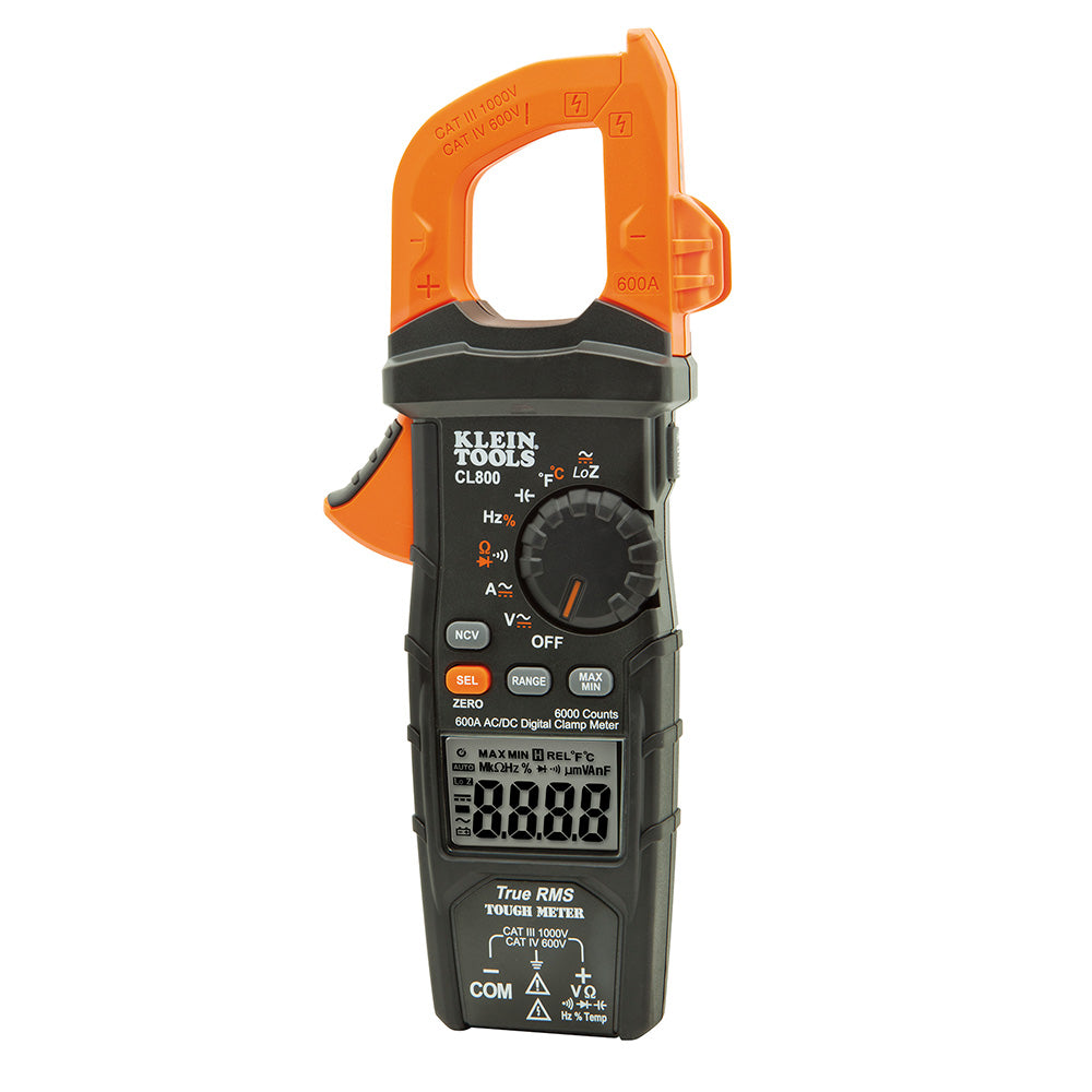 Klein Tools Digital Clamp Meter Auto Ranging TRMS Technology