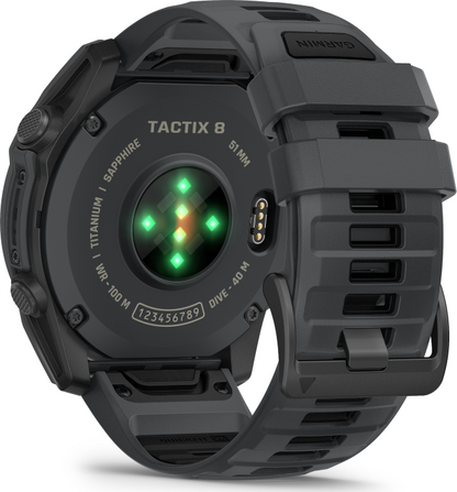 Garmin Tactix 8 – 51 mm Amoled Cerakote Coating Slategrey