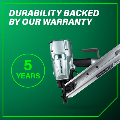 Metabo HPT 2" to 3-1/4" Pneumatic Framing Nailer