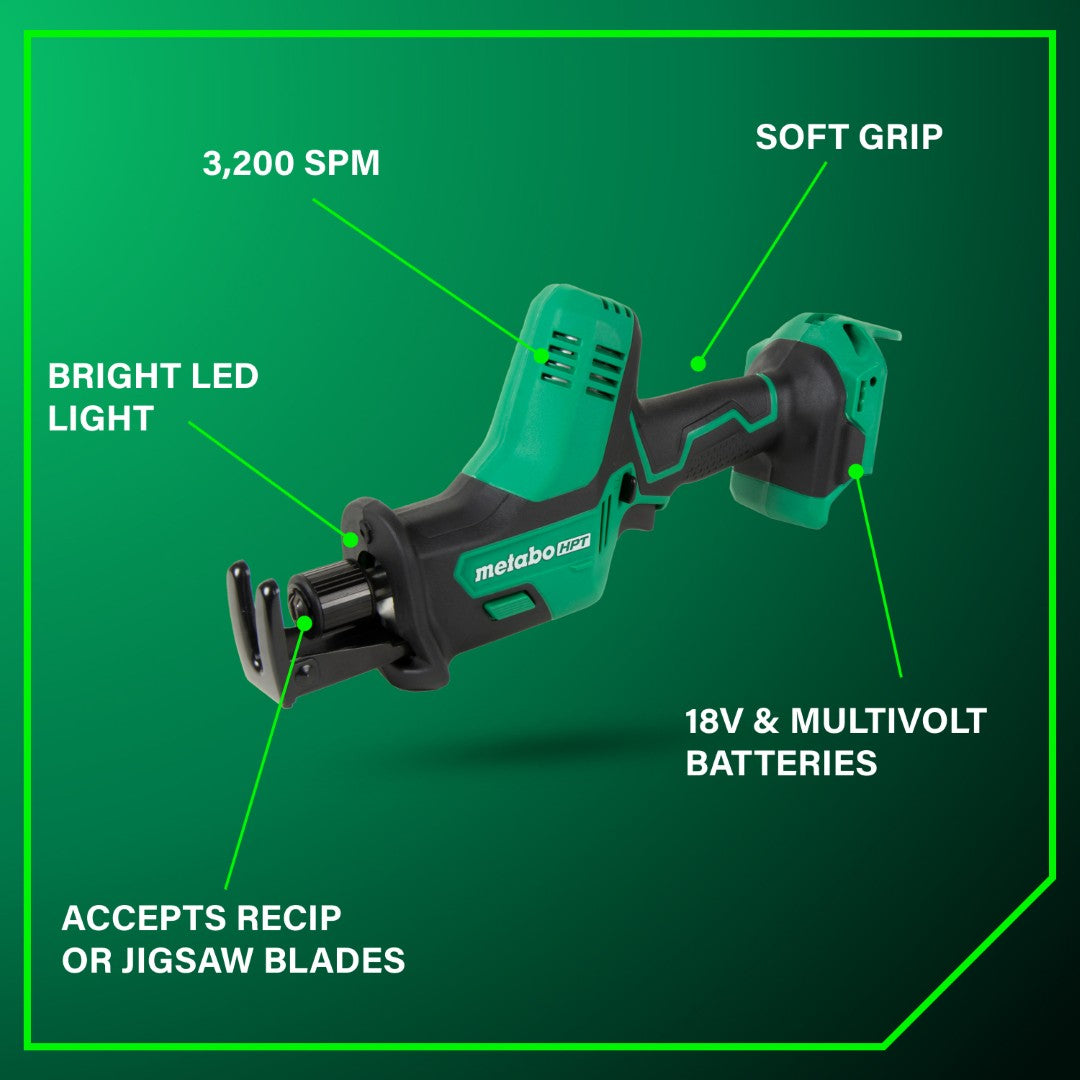 Metabo 18V One Handed Reciprocating Saw