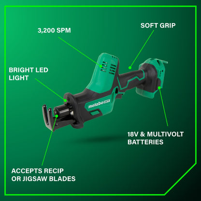 Metabo 18V One Handed Reciprocating Saw
