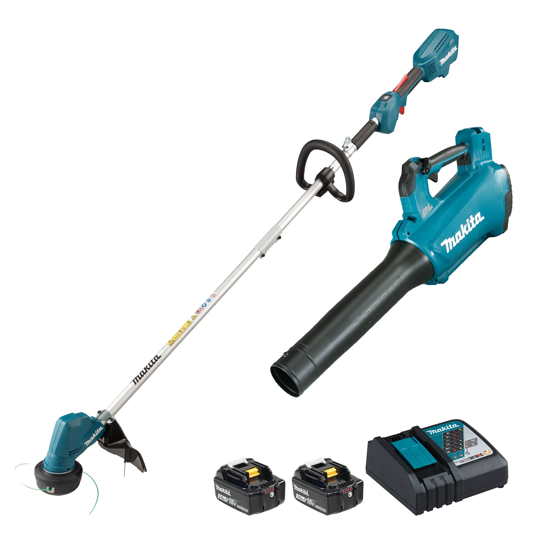 Makita 18V LXT Brushless Blower & Line Trimmer 2 Pc Combo Kit
