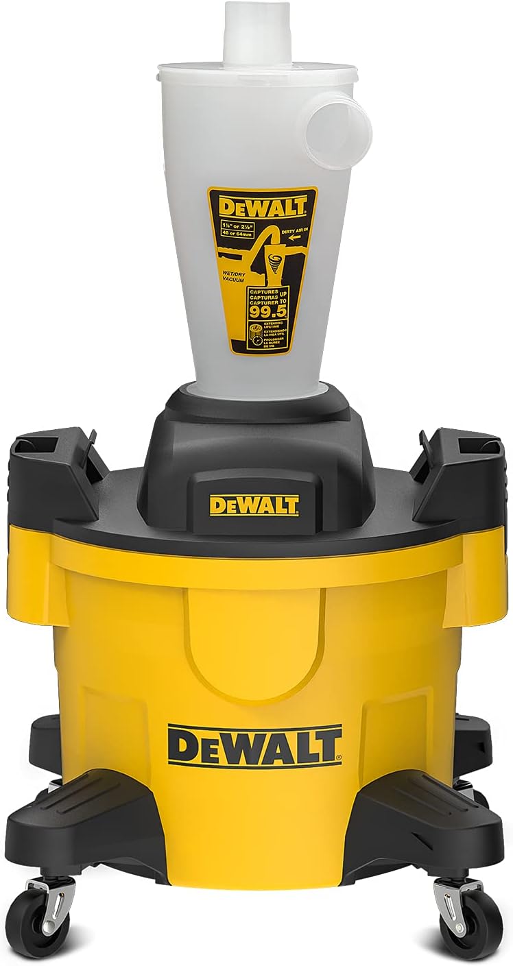 Dewalt Dust Separator with 6 Gallon Poly Tank