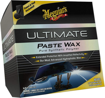 Meguiar's Ultimate Paste Wax - Cire pour voiture de première qualité pour un brillant profond et réfléchissant avec une protection longue durée