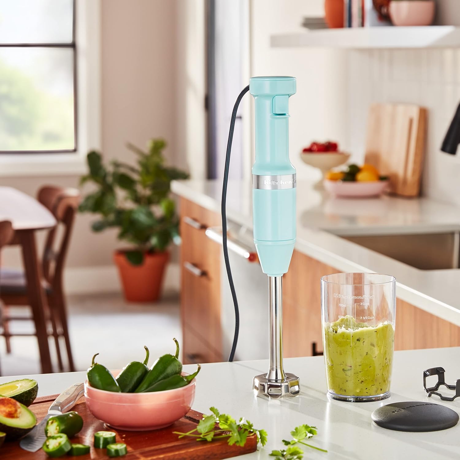 KitchenAid Variable Speed Corded Hand Blender - Ice