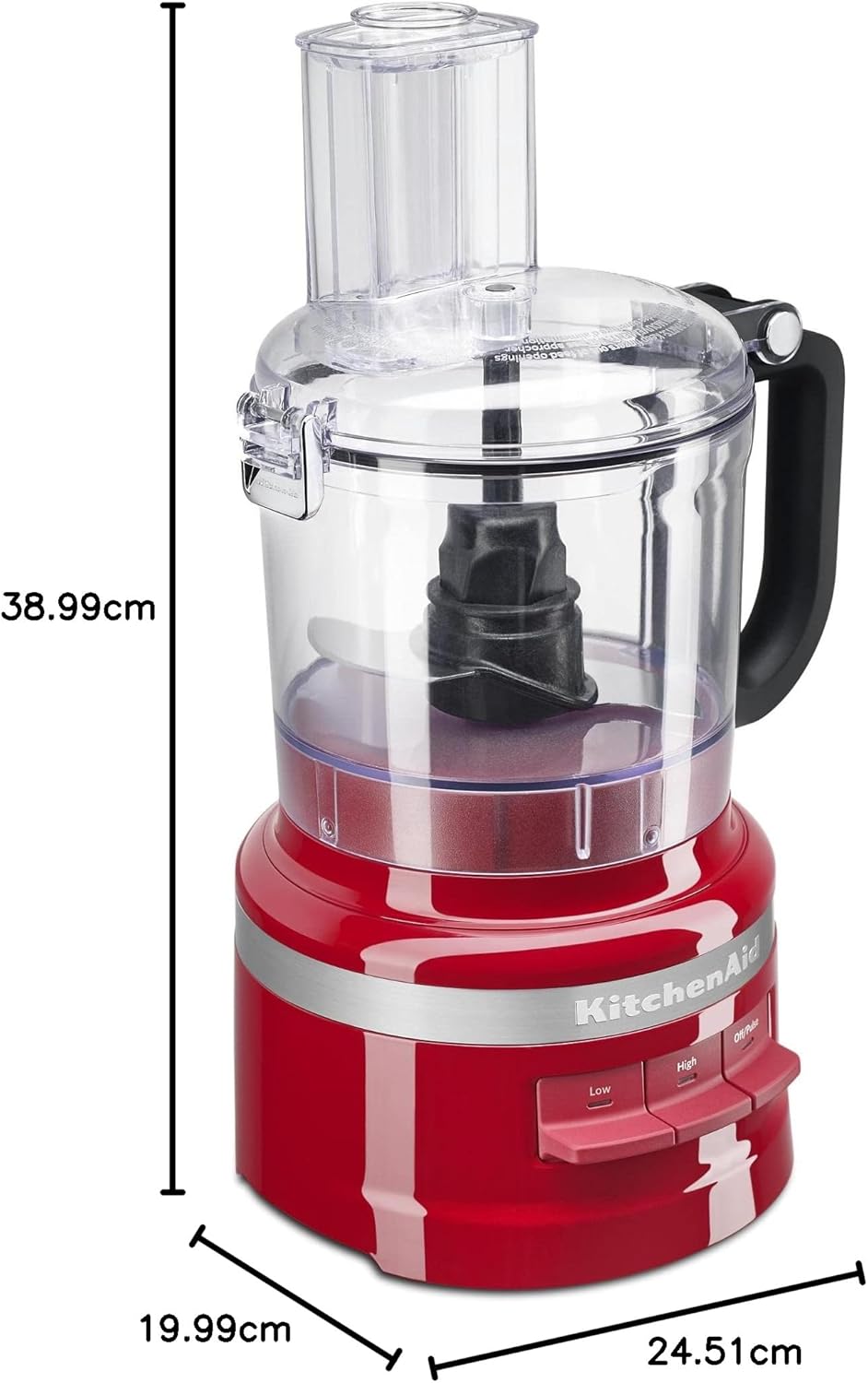 KitchenAid 7 Cup Food Processor - Empire Red