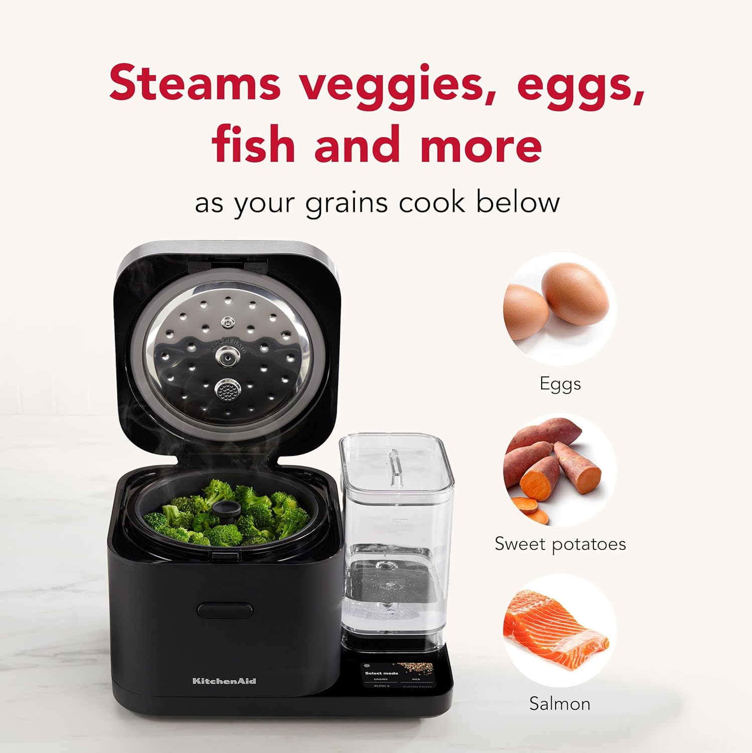 KitchenAid Grain and Rice Cooker - Black Matte