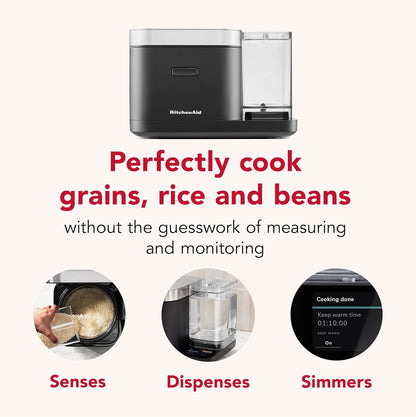 KitchenAid Grain and Rice Cooker - Black Matte