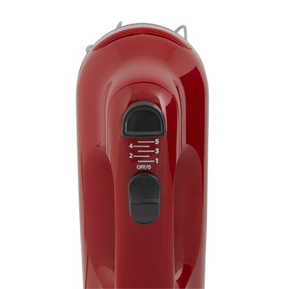 KitchenAid 5 Speed Ultra Power Hand Mixer - Empire Red