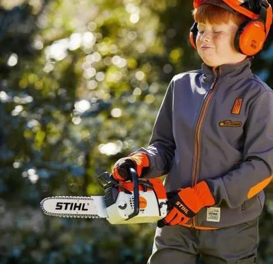 Stihl Toy Chainsaw with Battery
