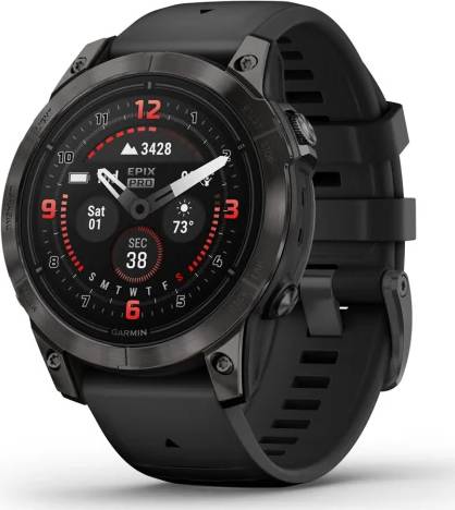Montre connectée haute performance Garmin Epix Pro Gen 2 Sapphire 47 mm - Noir