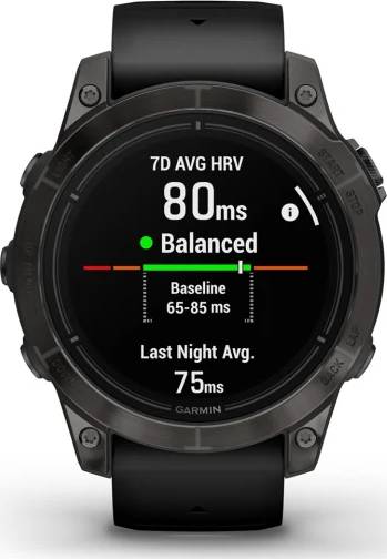 Montre connectée haute performance Garmin Epix Pro Gen 2 Sapphire 47 mm - Noir