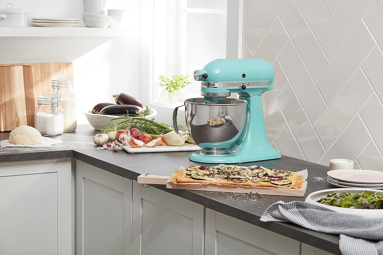 KitchenAid Artisan Series 5 Quart Tilt Head Stand Mixer - Aqua Sky