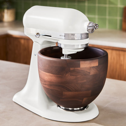 KitchenAid Artisan Series Tilt Head Stand Mixer  with True Walnut Wood Bowl