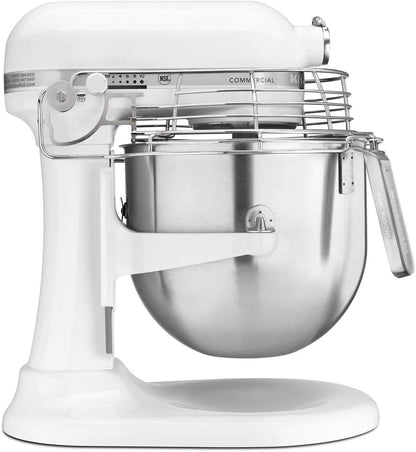 KitchenAid Commercial Series 8 Qt Bowl Lift Stand Mixer - White