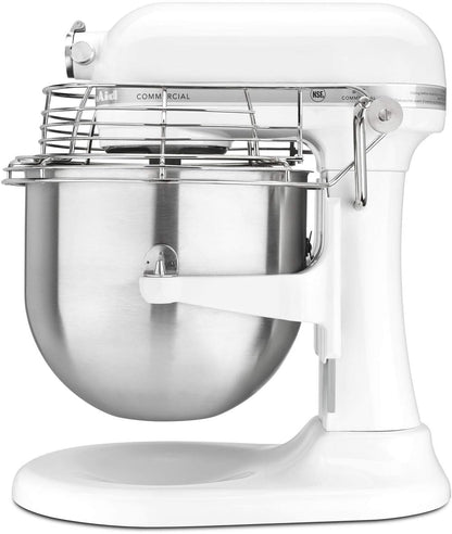 KitchenAid Commercial Series 8 Qt Bowl Lift Stand Mixer - White