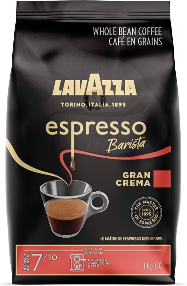 Lavazza Barista Gran Crema Espresso 1Kg Whole Bean Bag
