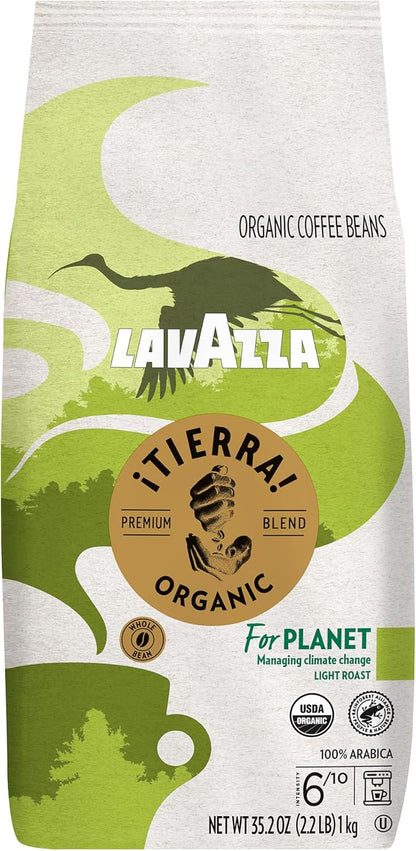 Lavazza Tierra Organic Ground Coffee 1kg Bag