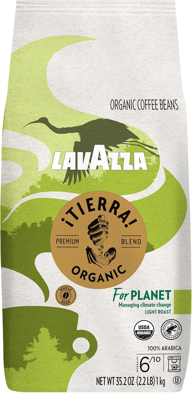 Lavazza Tierra Organic Ground Coffee 1kg Bag