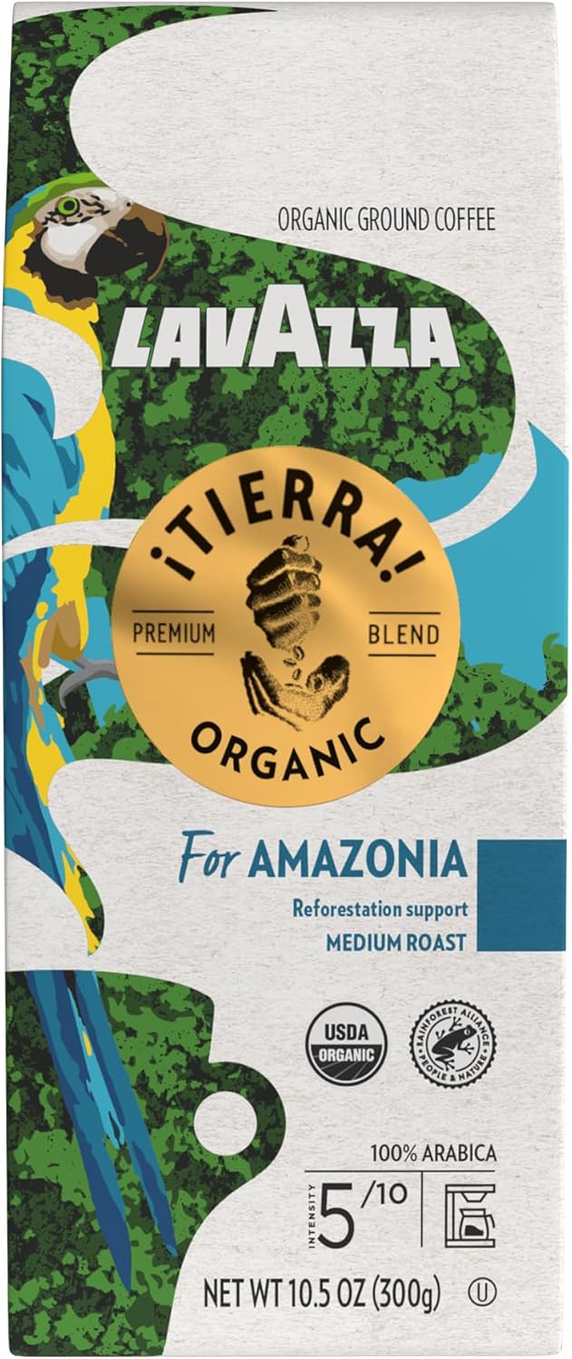 Lavazza Tierra Amazonia Ground Coffee 300g Bag