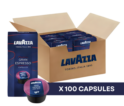 Lavazza Gran Espresso Capsules - Case of 100