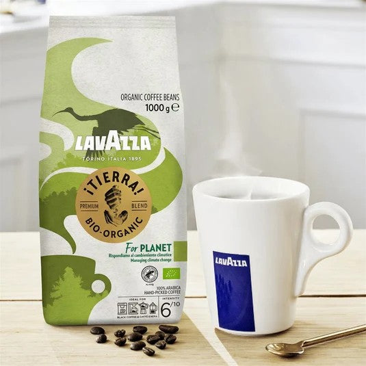 Lavazza Tierra Organic Ground Coffee 1kg Bag - Case of 6