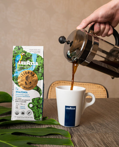 Lavazza Tierra Organic Amazonia Ground Coffee 300g Bag - Case of 6