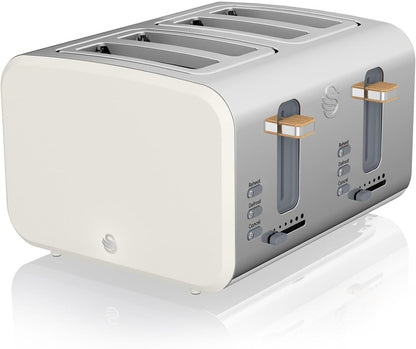 Swan Nordic 4 Slice Toaster - White