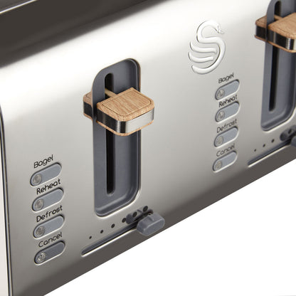 Swan Nordic 4 Slice Toaster - White