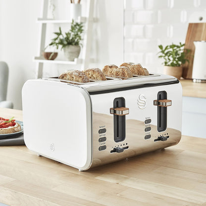 Swan Nordic 4 Slice Toaster - White
