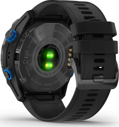 Garmin Descent Mk2i Titanium Bundle T1 Carbongray - Black Band