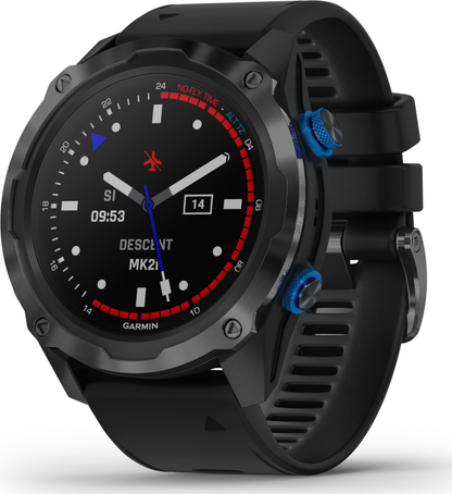 Garmin Descent Mk2i Titanium Carbongray - Black Band