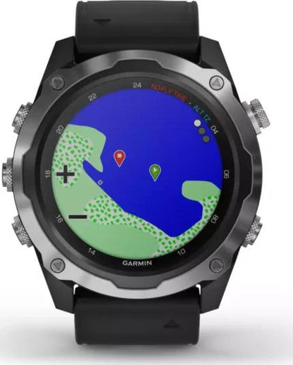 Garmin Descent Mk2 Stainless Steel - Black