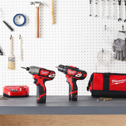 Milwaukee M12 3/8" Cordless Impact Combination Drill & Driver - Combo Kit