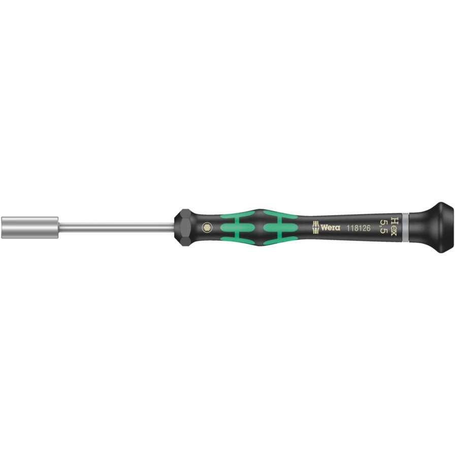 Wera - 2069 Nutdriver for electronic applications, 3/16" x 60 mm