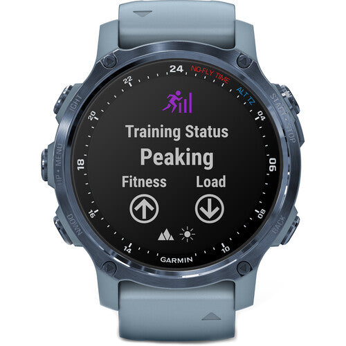 Garmin Descent Mk2S Mineral Blue with Sea Foam Silicone Band