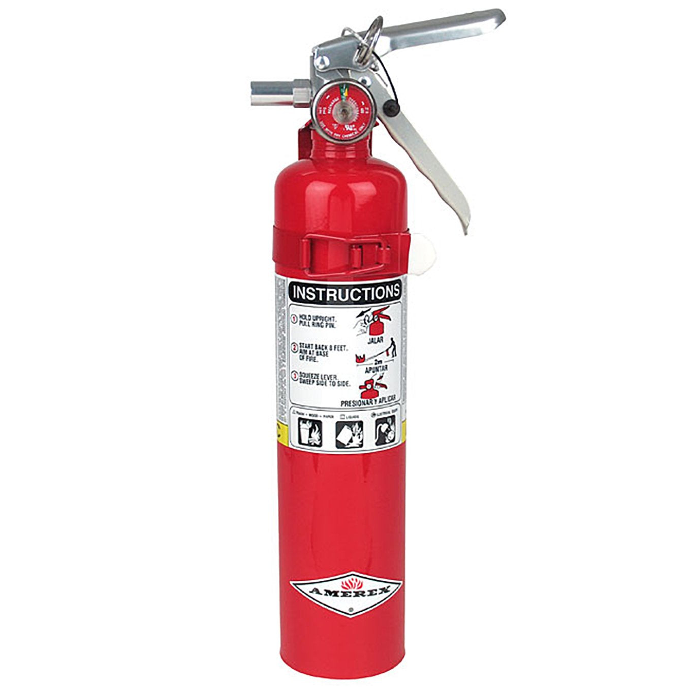 Amerex B417, extincteur ABC de 2,5 lb, avec support mural 