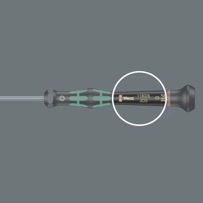 Wera - 2035 Screwdriver for slotted screws for electronic applications, 0.23 x 1.5 x 60 mm