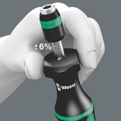 Wera - Series 7400 Kraftform adjustable torque screwdrivers (0.1-3.0 Nm) with Rapidaptor quick-release chuck, 7440 x 0.3-1.2 Nm
