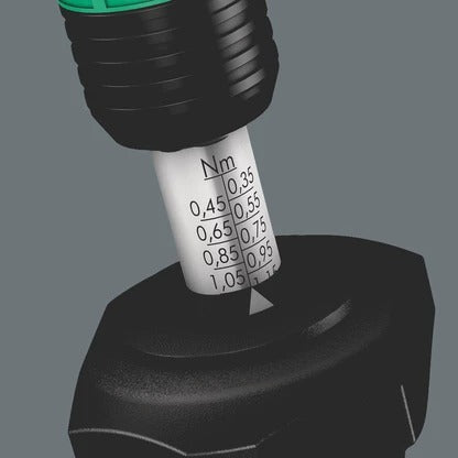 Wera - Series 7400 Kraftform adjustable torque screwdrivers (0.1-3.0 Nm) with Rapidaptor quick-release chuck, 7441 x 1.2-3.0 Nm