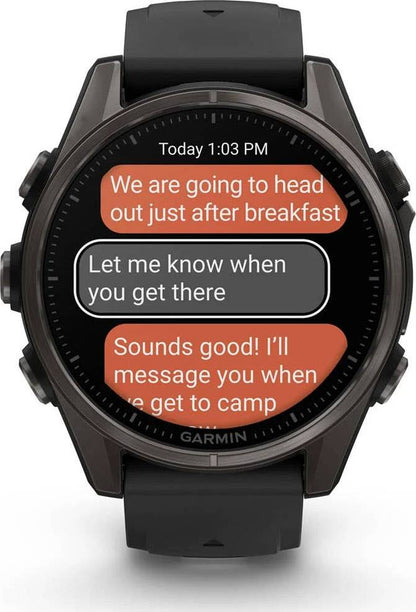 Garmin Fenix 8 43mm Amoled - Sapphire Carbon Gray