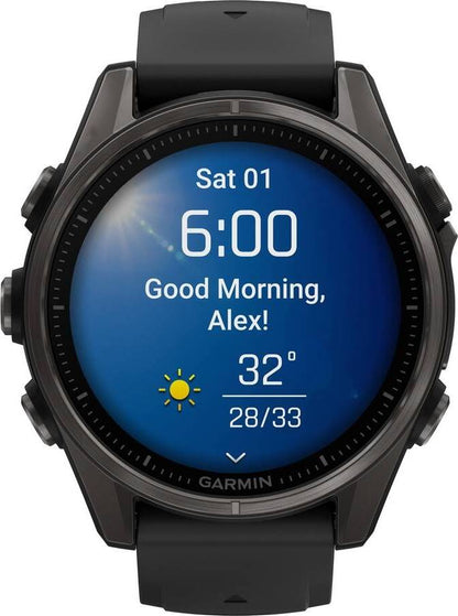 Garmin Fenix 8 43mm Amoled - Sapphire Carbon Gray